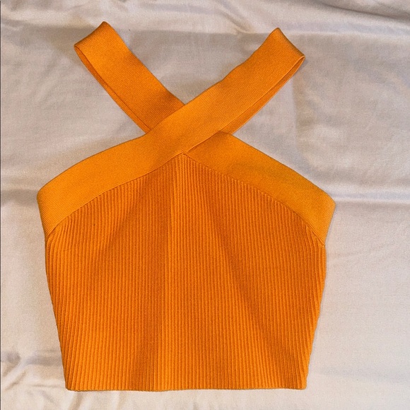 Babaton Tops - Aritzia - Babaton Criss Cross Sculpt Knit Tank